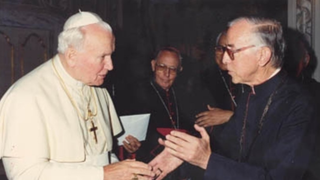 Juan Pablo II y Pedro Casaldàliga