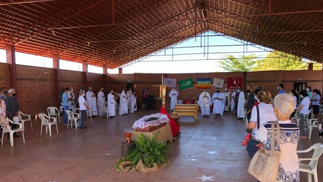 Misa de Cuerpo Presente de Casaldáliga - Foto: Comunidad de Ribeirão Cascalheira