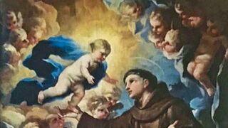 Un anticuario ofrece al Ayuntamiento de Xàtiva un lienzo  de san Antonio de Padua