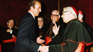 Tarancón y Juan Carlos I