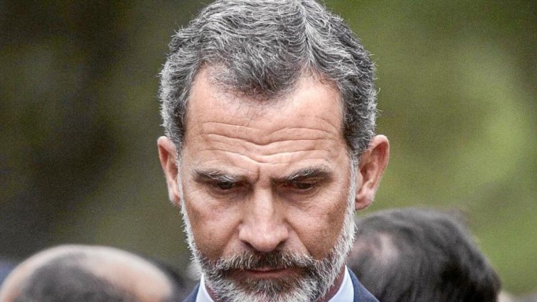 Rey Felipe VI preocupado