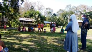 Visita a Santa Victoria I zona