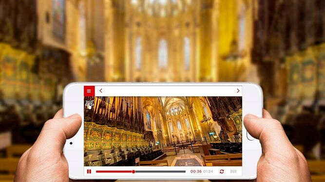 La app de la catedral de Barcelona