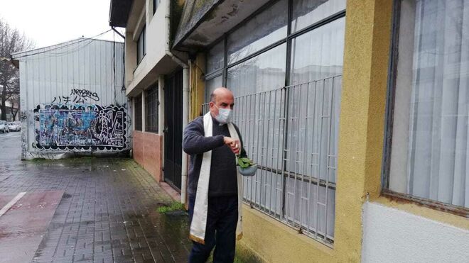 Fernando Chomali inaugura una residencia sanitaria para personas con COVID-19 en situación de calle