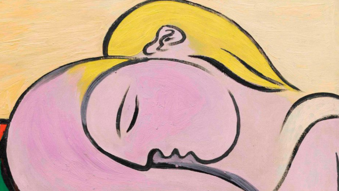 "La mujer del pelo amarillo", Picasso