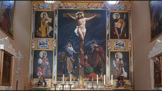 Retablo en la iglesia de San Miguel de Guadix