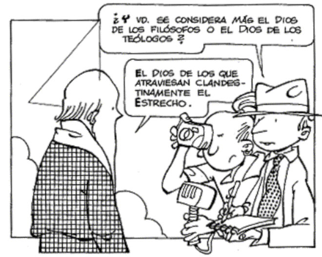 El Dios de los que cruzan en patera