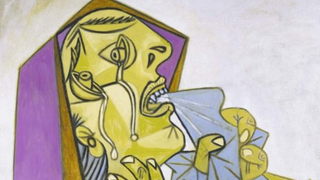 Cabeza de mujer llorando con pañuelo (III), Picasso