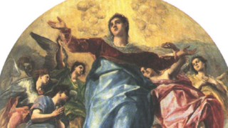 Detalle de la Asunción de la Virgen de El Greco