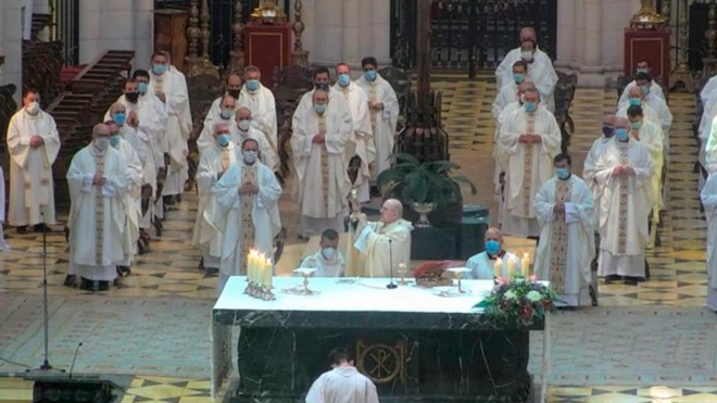 Monseñor Osoro inaugurando el curso