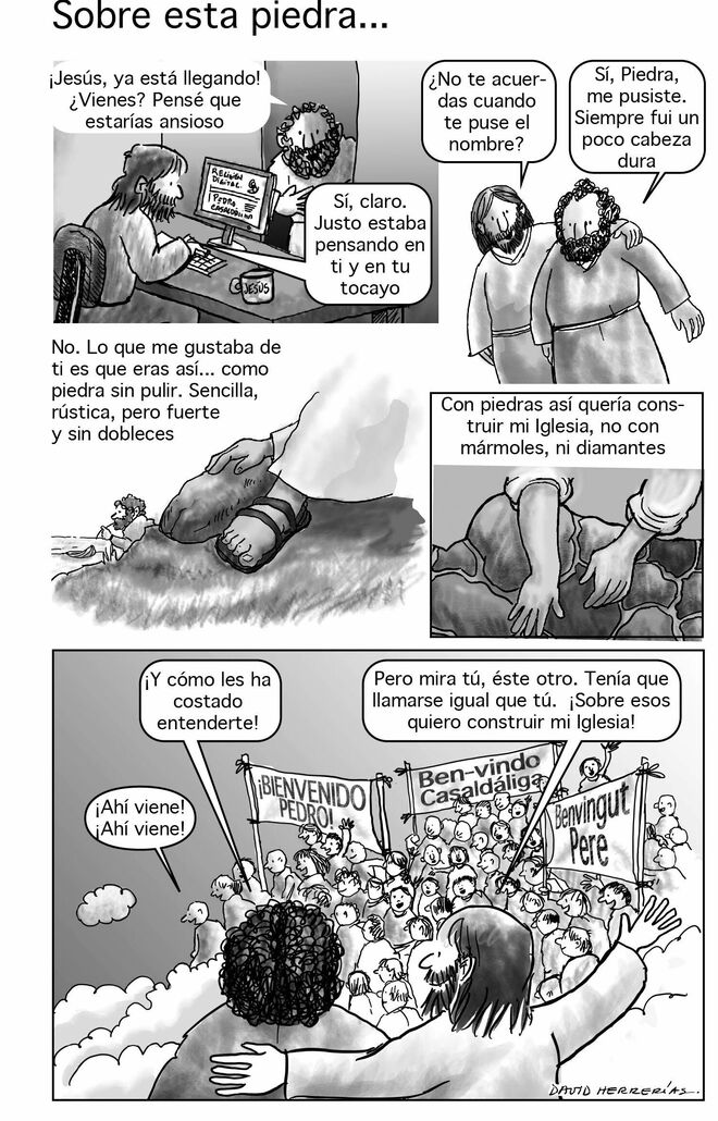 Sobre esta piedra (de Pedro a Casaldáliga)