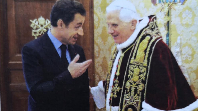 Benedicto y Sarkozy