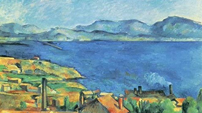 Detalle de 'El golfo de Marsella", de Cèzanne