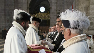 Ceremonia  de la Orden Ecuestre del Santo Sepulcro de Jerusalén en Toledo.