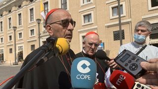 Osoro y Omella, tras su encuentro con el Papa