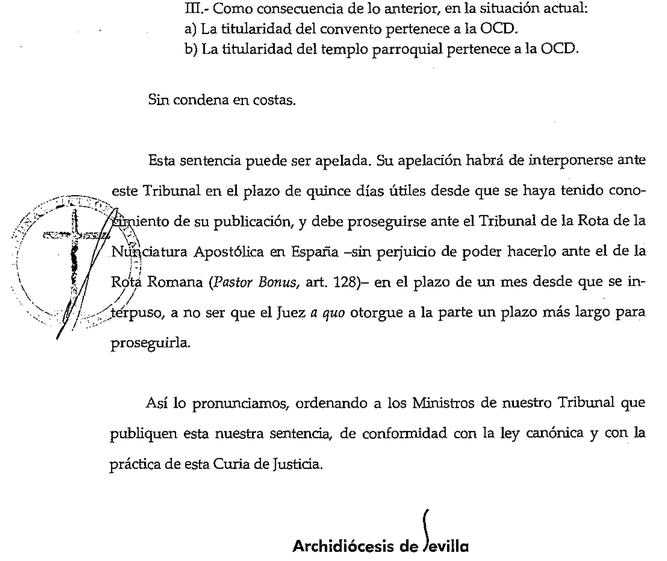 Sentencia contra Zornoza