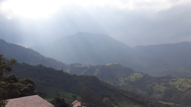 Paisaje desde la montaña