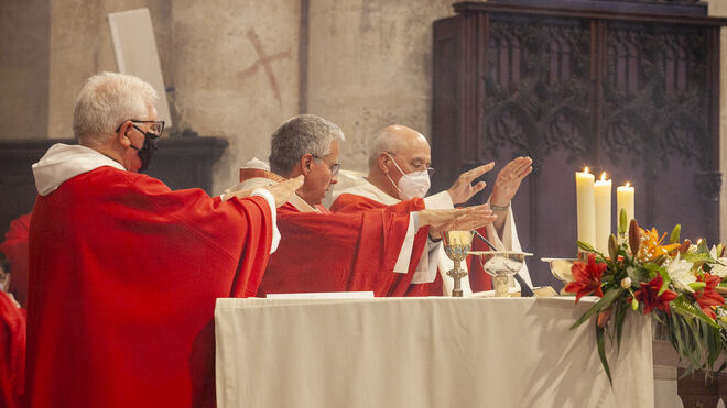 Joan Planellas, en la celebración de Santa Tecla
