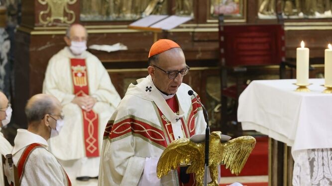 Omella, durante su homilía en la Mercé