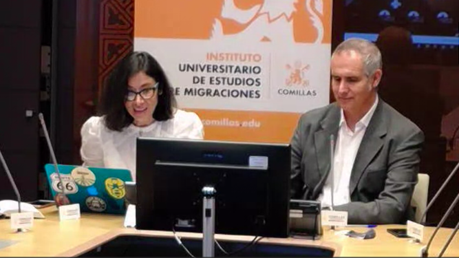 Alberto Ares, en la jornada sobre Migrantes y Refugiados en Comillas