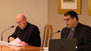 Carlos Martínez Oliveras y el cardenal Osoro