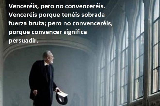 Vencer sin convencer