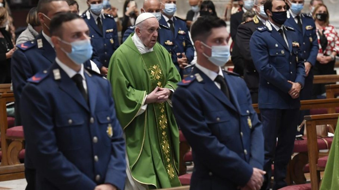 El Papa, a la Gendarmería del Vaticano