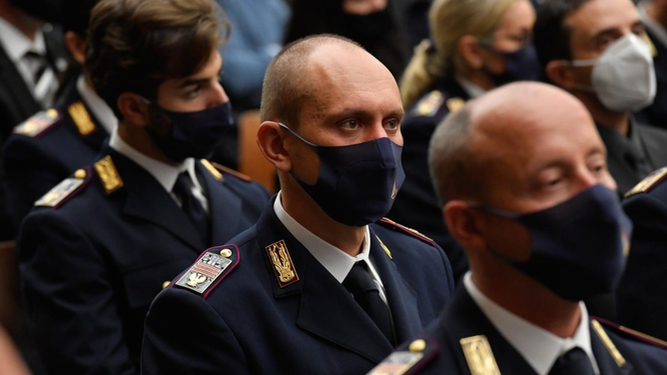 Miembros de la Inspectoría de Seguridad Pública del Vaticano