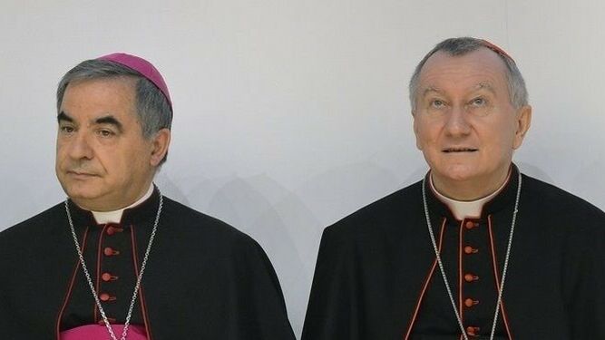 Becciu y Parolin