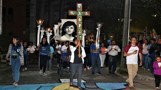 Procesión por los mártires dela UCA