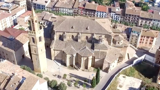 La catedral de Barbastro-Monzón, en el centro del casco histórico
