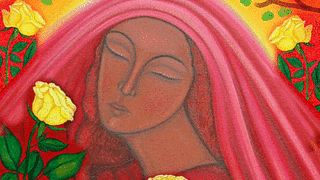 "María, ruega por nosotros"