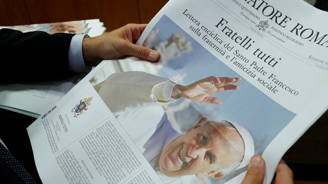 La nueva encíclica del Papa, en Osservatore Romano
