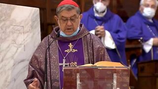 Sepe, en el funeral del obispo de Caserta