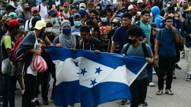 caravana hondureña