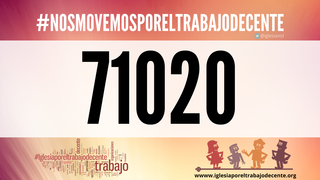 7 de octubre, #NosMovemosPorElTrabajoDecente