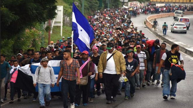 Caravana migrante europea