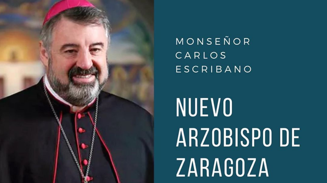 Monseñor Escribano, nuevo arzobispo de Zaragoza