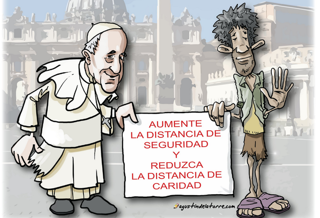 Papa y caridad