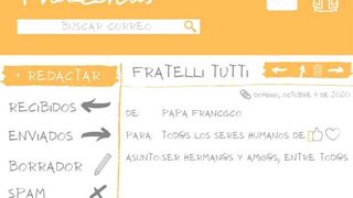 El Papa nos envió un correo