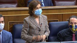 Carmen Calvo, a VOX: "Háganle caso, aunque sea, a 'Fratelli Tutti', al Papa"