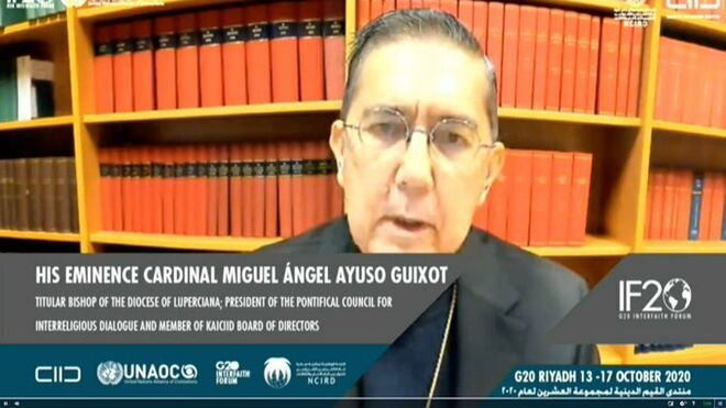 Ayuso, durante su intervención