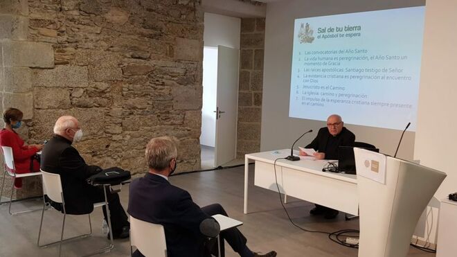 Monseñor Barrio. Congreso de Acogida Cristiana en los Caminos de Santiago