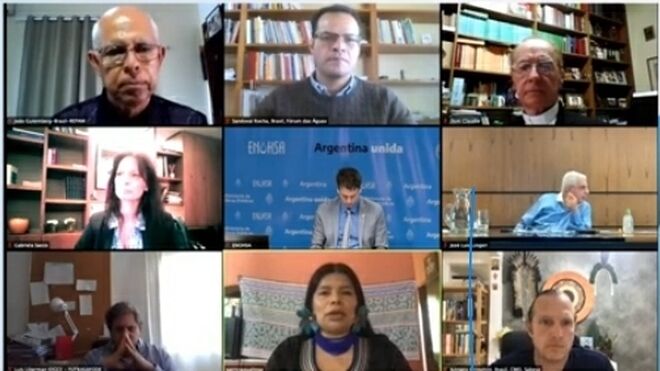 Participantes del webinar