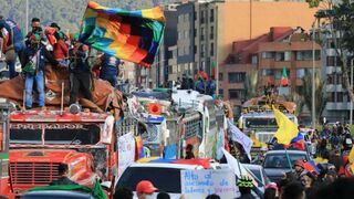 La Minga indígena en Colombia. (Héctor Fabio Zamora. EL TIEMPO)