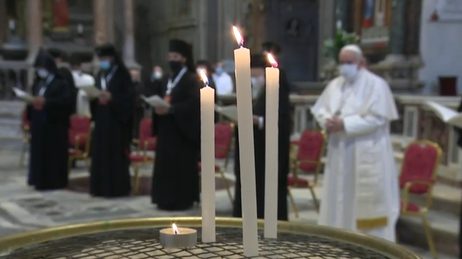 Oración por la paz en Roma