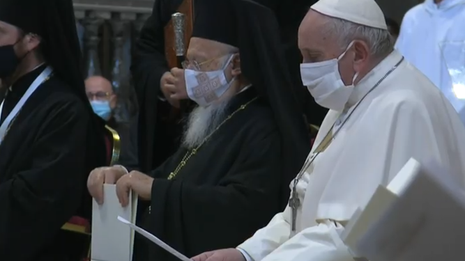 El Papa y Bartolomé