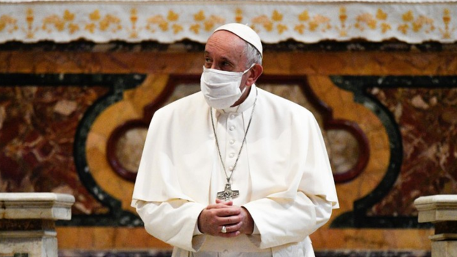 El Papa durante el encuentro internacional de oración