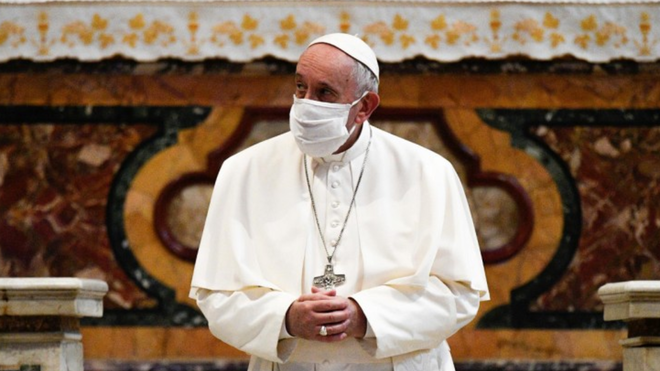 El Papa durante el encuentro internacional de oración