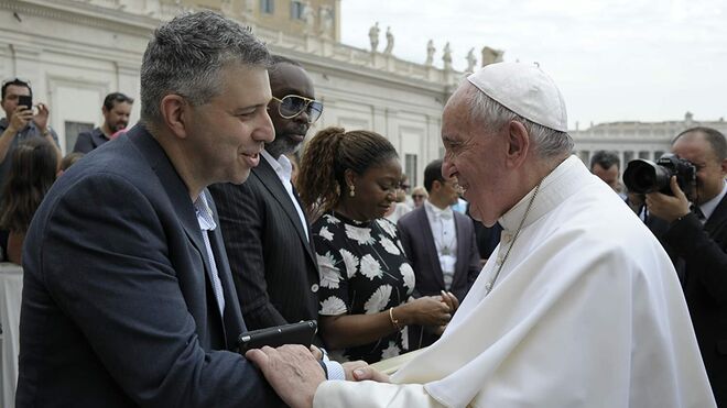 Francisco, con Evgeny Afineevsky